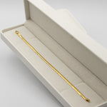 Load image into Gallery viewer, 18K Pure Gold Flat Bracelet