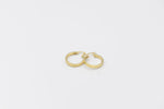 Load image into Gallery viewer, Flat Hoop Earrings (S)
