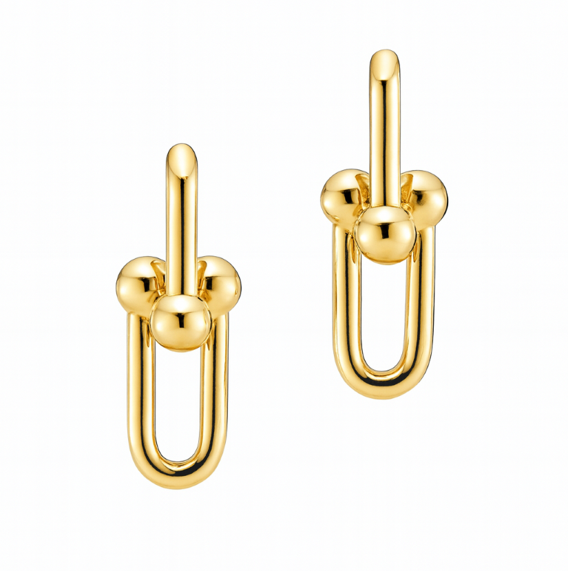TF Earrings 18K Gold