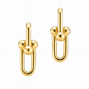 TF Earrings 18K Gold