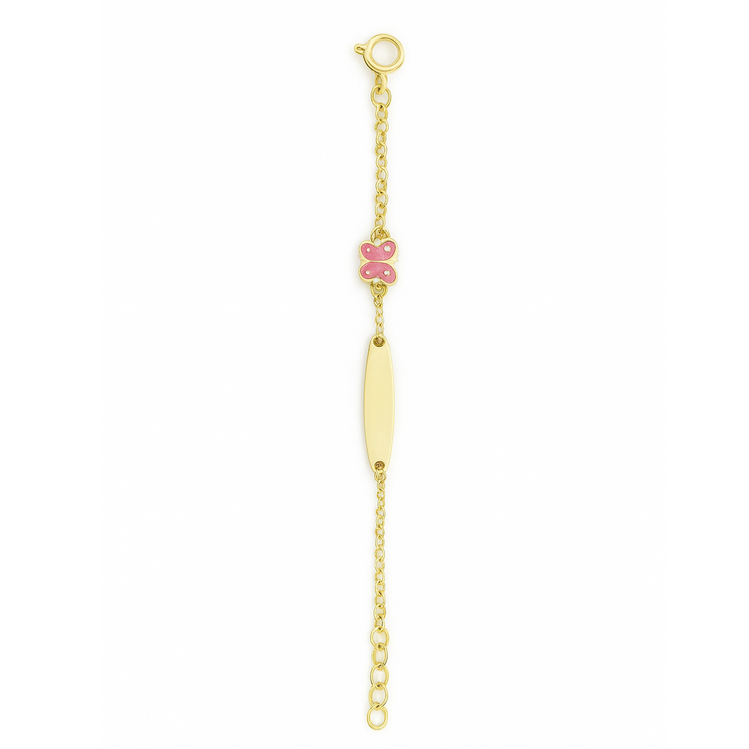 Baby Butterfly Girls Bracelet 18K Gold
