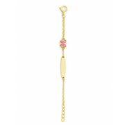 Baby Butterfly Girls Bracelet 18K Gold