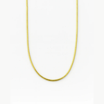 Load image into Gallery viewer, Thin Cobra Snake Chain Necklace 18K Gold
