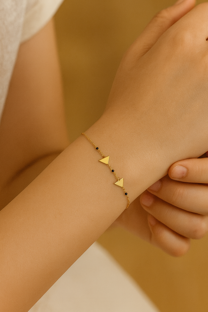 Trinity Triangle Bracelet