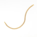 Load image into Gallery viewer, Rolex Style Link Bracelet Yellow &amp; White 18K Gold