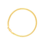 Load image into Gallery viewer, 18K Pure Gold Flat Bracelet