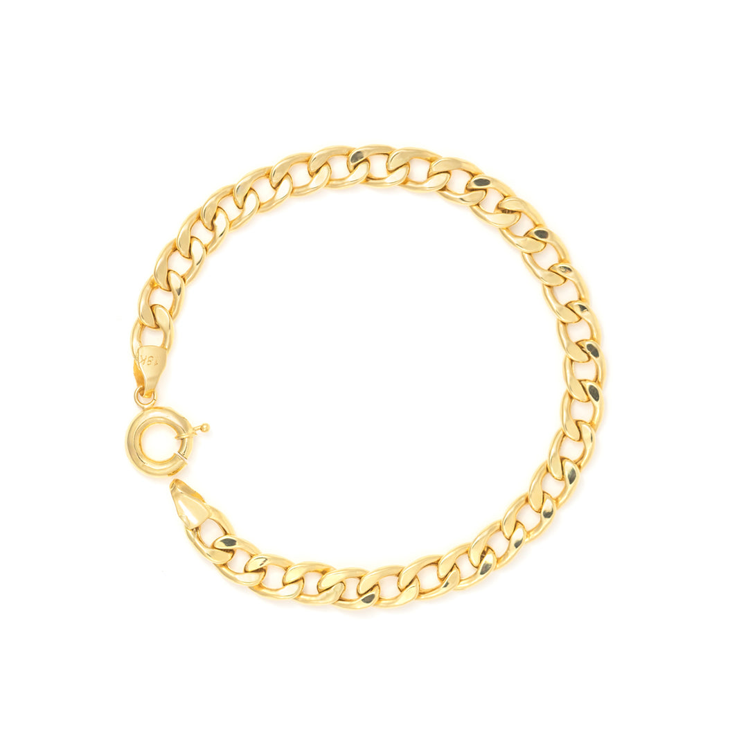 Cuban Gold Bracelet 18K Gold