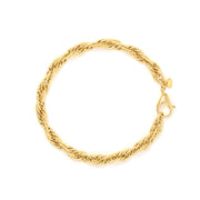 Gold Rope Bracelet 18K Gold