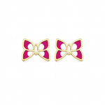 Load image into Gallery viewer, Butterfly Girls Earrings 18K Gold
