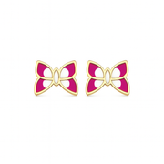 Butterfly Girls Earrings 18K Gold