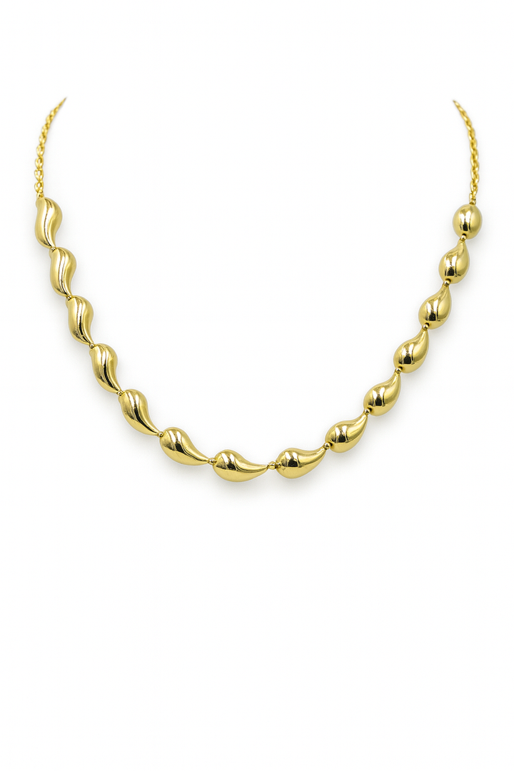 Teardrop Necklace 18K Gold