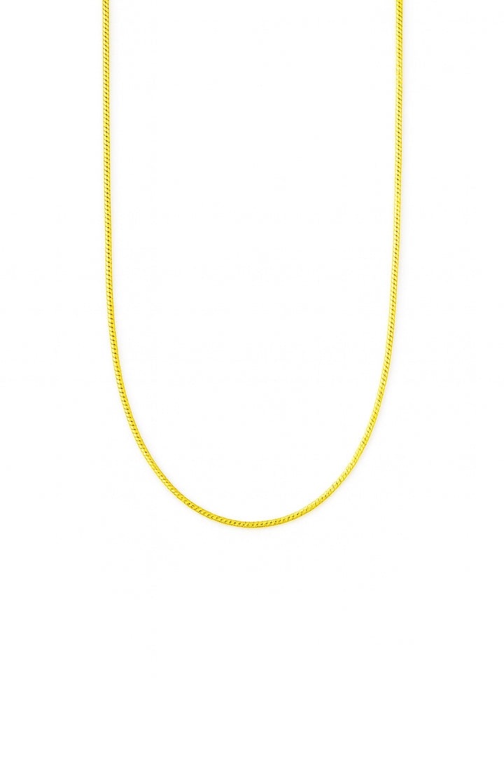 Cube Link Chain 18K Gold