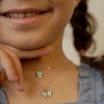Load image into Gallery viewer, Butterfly Pendant 18K Gold
