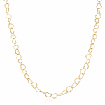 Load image into Gallery viewer, Golden Hearts Chain 18K Gold Necklace