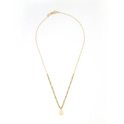  Turquoise Gold Necklace 18K Gold