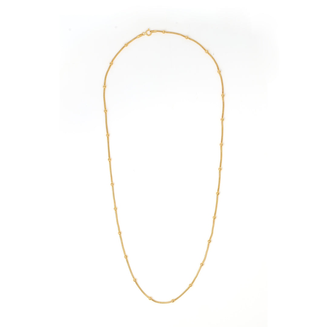 Six Balls Necklace 18K Gold