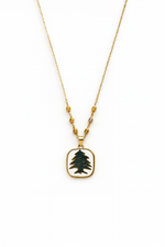 Load image into Gallery viewer, Cedar Gold Necklace 18K Gold
